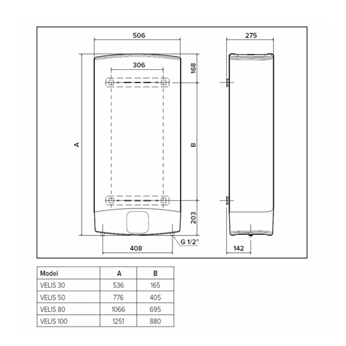 BOJLER ARISTON VELIS EVO 100 L UniBG